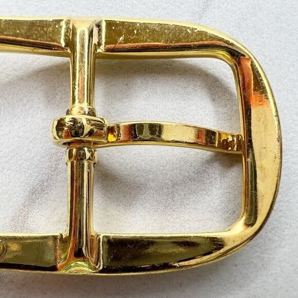 Vintage Gold Tone Simple Basic Belt Buckle for up to 1 Inch Belt - Picture 6 of 8